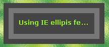 IE Ellipsis