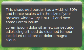 ShadedBorder with Background Gradient